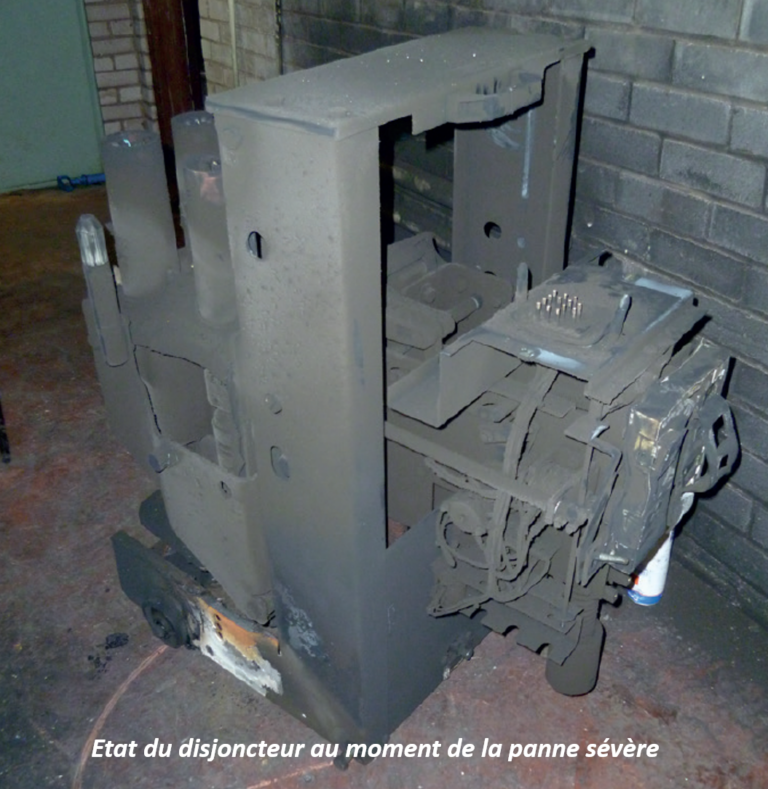 Etat du disjoncteur au moment de la panne sévère Etat du disjoncteur au moment de la panne sévère